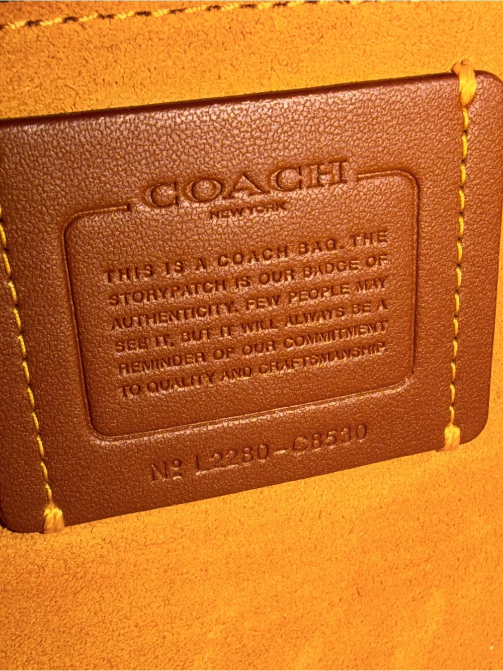 Coach Ruby Satchel 25 in chalk - Picture 13 of 15
